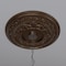 Ekena Millwork Baltimore PVC Medallion (Canopies up to 7 3/4"), 22"OD x 3 1/2"ID x 1"P, Metallic Antique Brass CMP22BACAB - alternate 6
